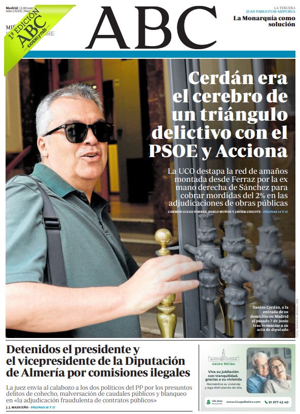 Portadas de la prensa internacional de este miércoles 19 de noviembre de 2025