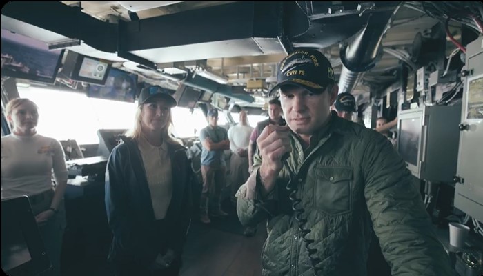 Pete Hegseth visitó el USS Gerald Ford en el Caribe y envió contundente mensaje a las tropas (VIDEO)