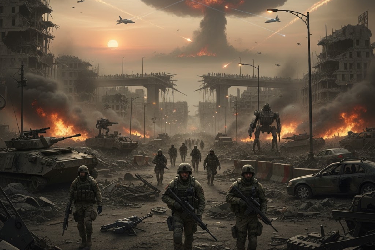 Así sería la Tercera Guerra Mundial según la IA: las potencias, los aliados y los primeros ataques