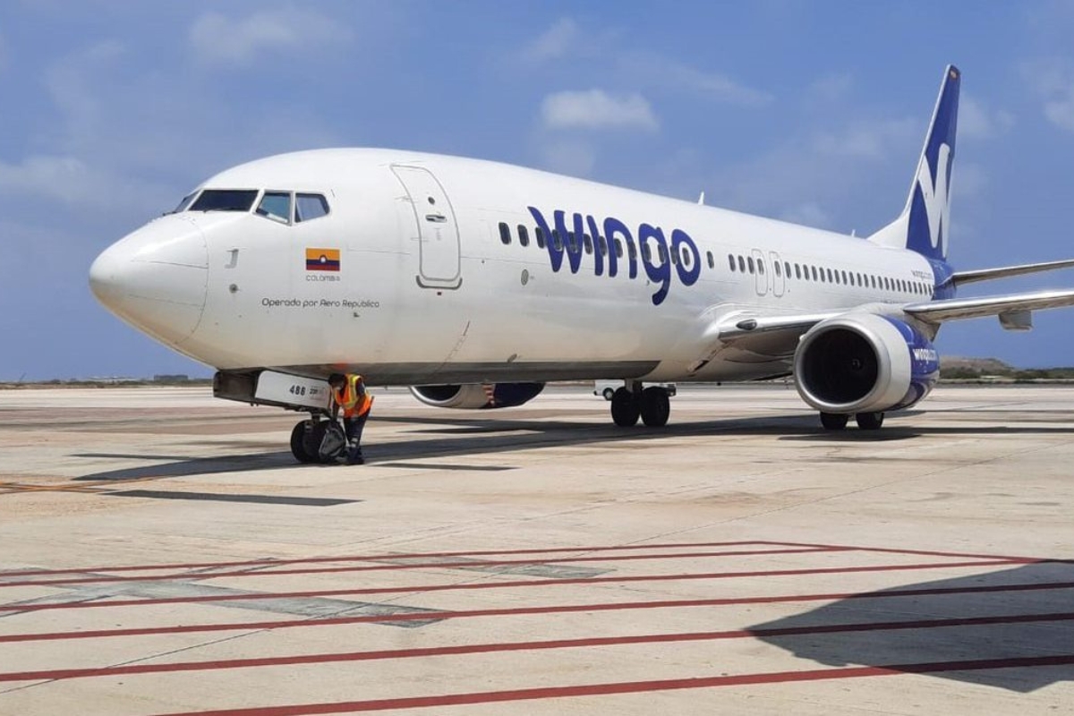 Wingo mantiene conexión aérea con Venezuela, pero evalúa condiciones de seguridad