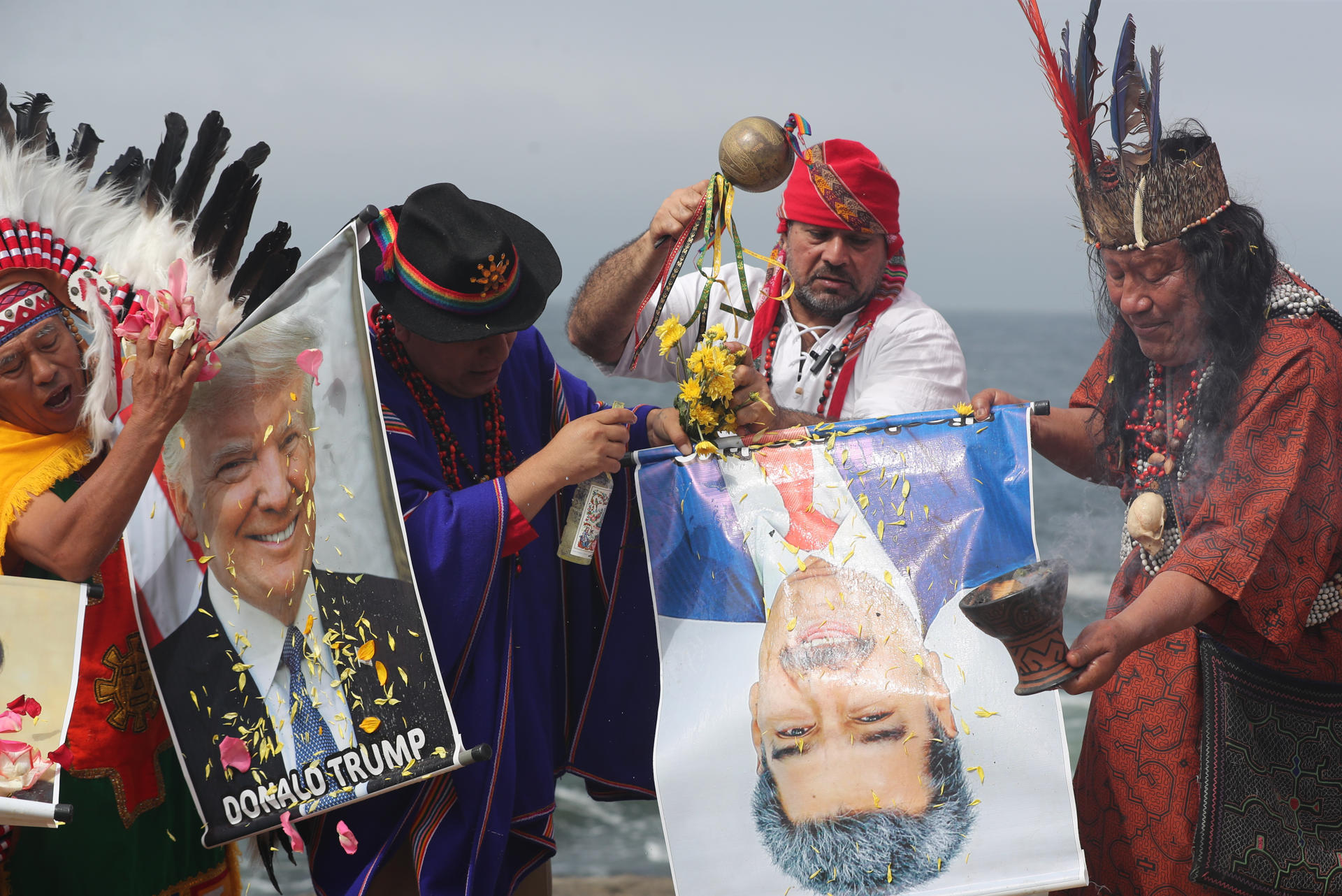 Chamanes peruanos tuvieron una impactante visión sobre el destino de Maduro ante presión de Trump