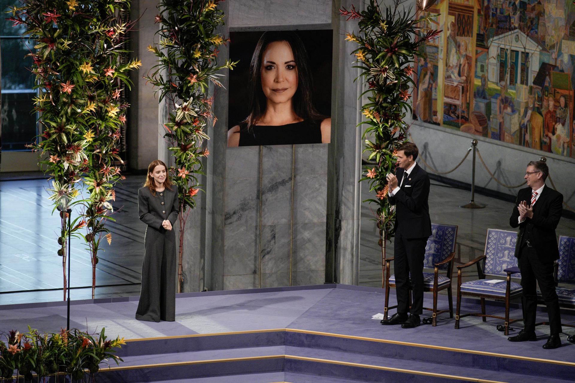 Instituto del Nobel confirmó que María Corina Machado "no participará ni en la procesión de antorchas ni en el banquete"