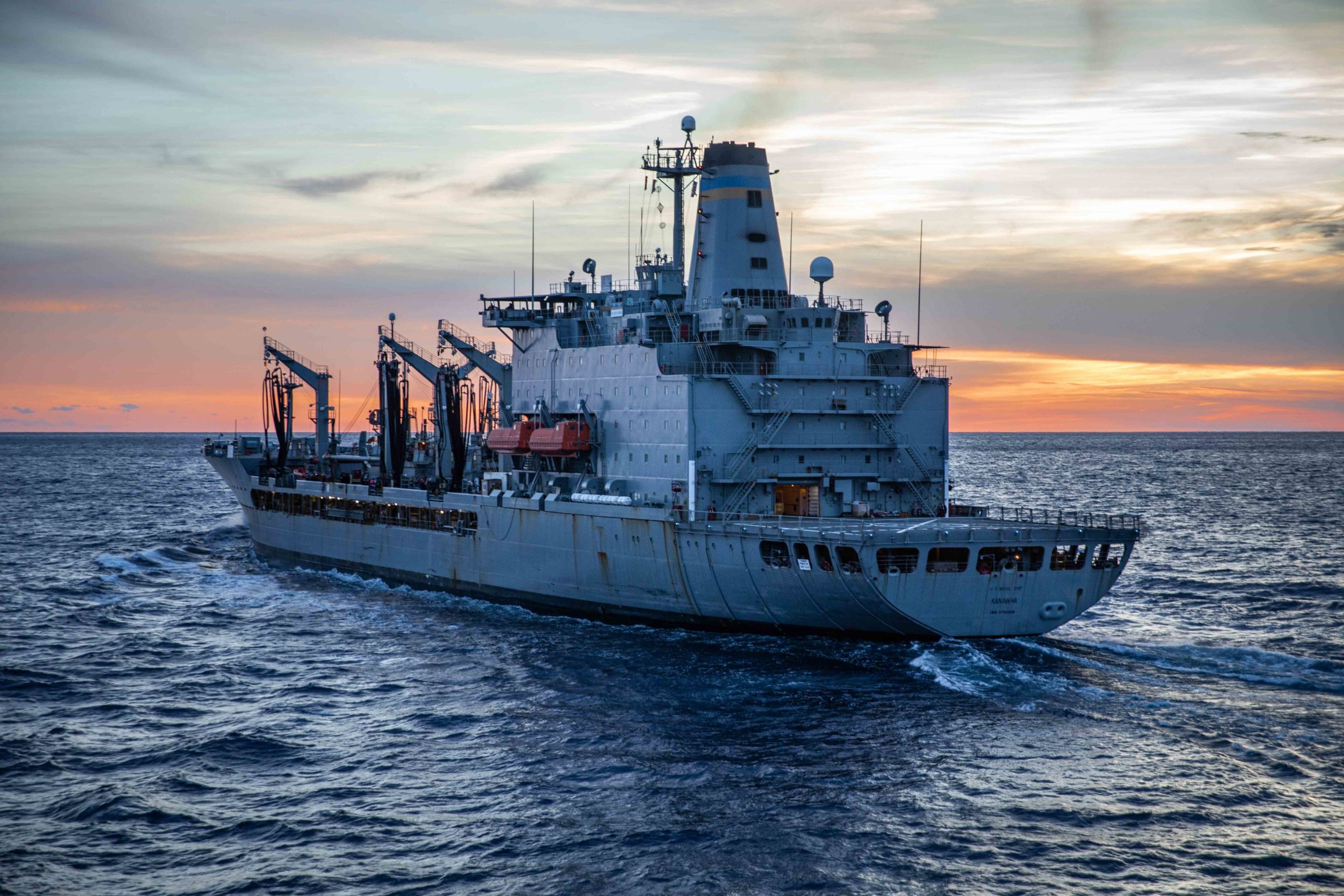 USNS Kanawha zarpó de Puerto Rico para dar apoyo clave a flotas desplegadas cerca de Venezuela
