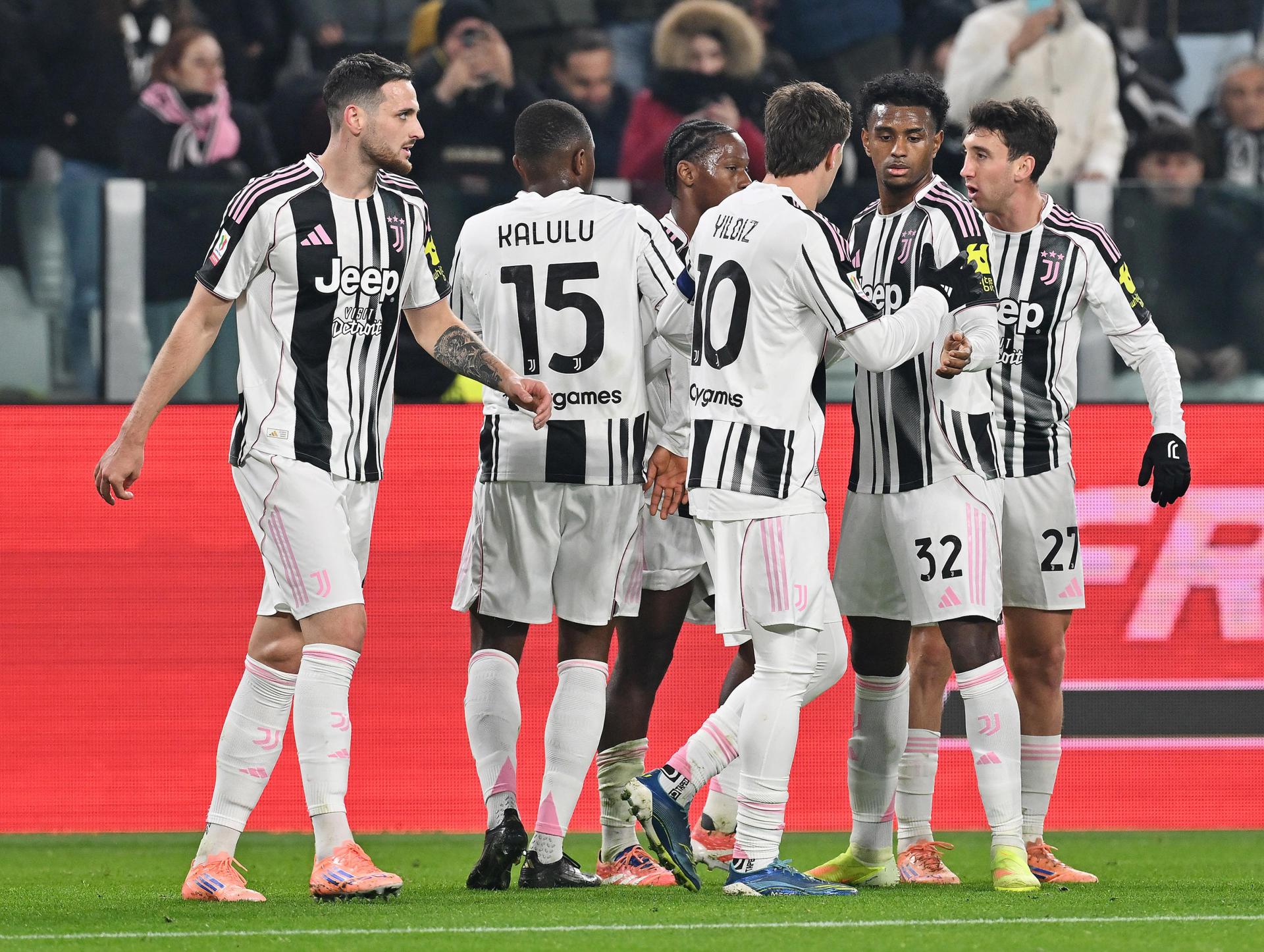 Juventus avanzó con autoridad a cuartos de la Copa Italia tras vencer al Udinese