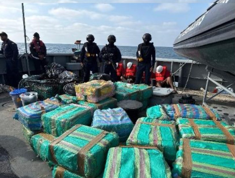 Ecuador incautó 4,6 toneladas de droga en altamar en coordinación con EEUU