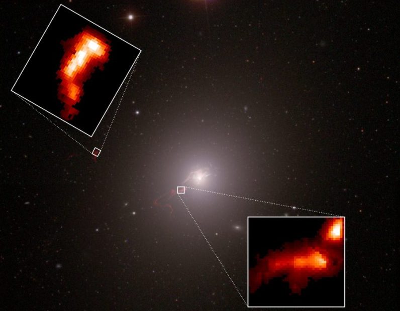 FOTO captó al agujero negro de galaxia supergigante M87 mientras moldea sus filamentos