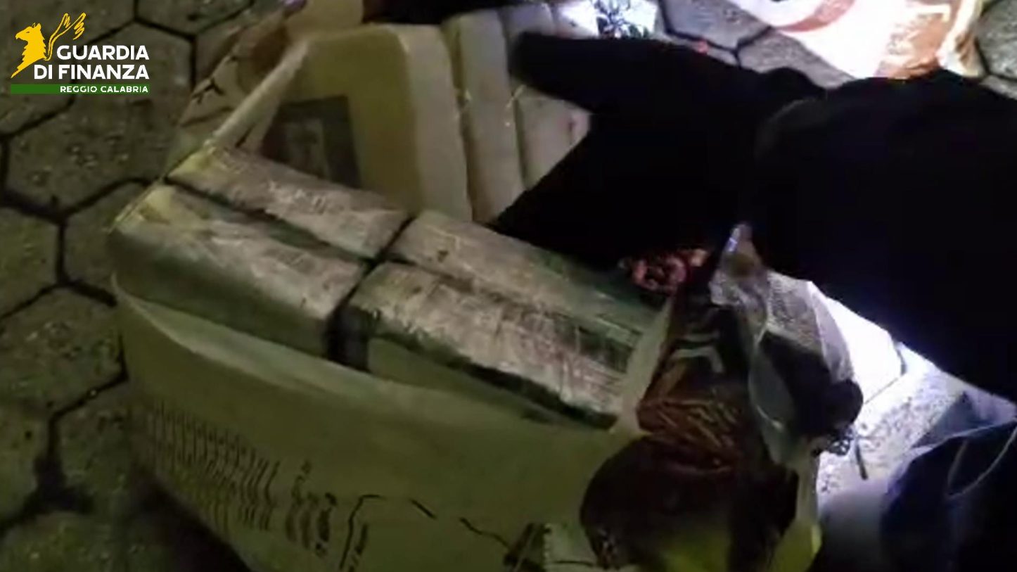 Hallaron 435 kilos de cocaína en Italia entre sacos de maní enviados desde América Latina