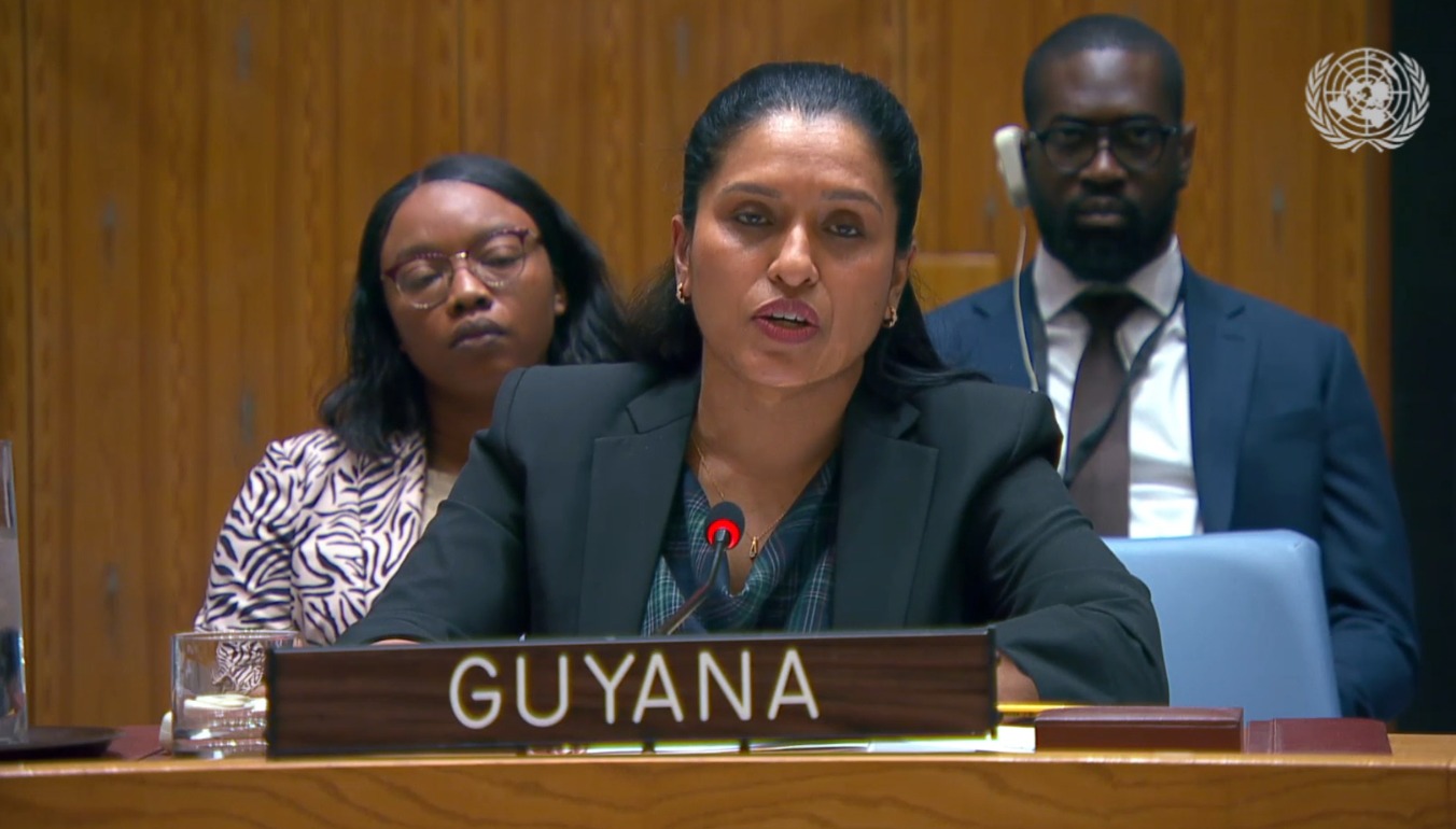 Guyana acusó en la ONU al régimen de Maduro por "facilitar" el tráfico de drogas y amenazar la paz regional