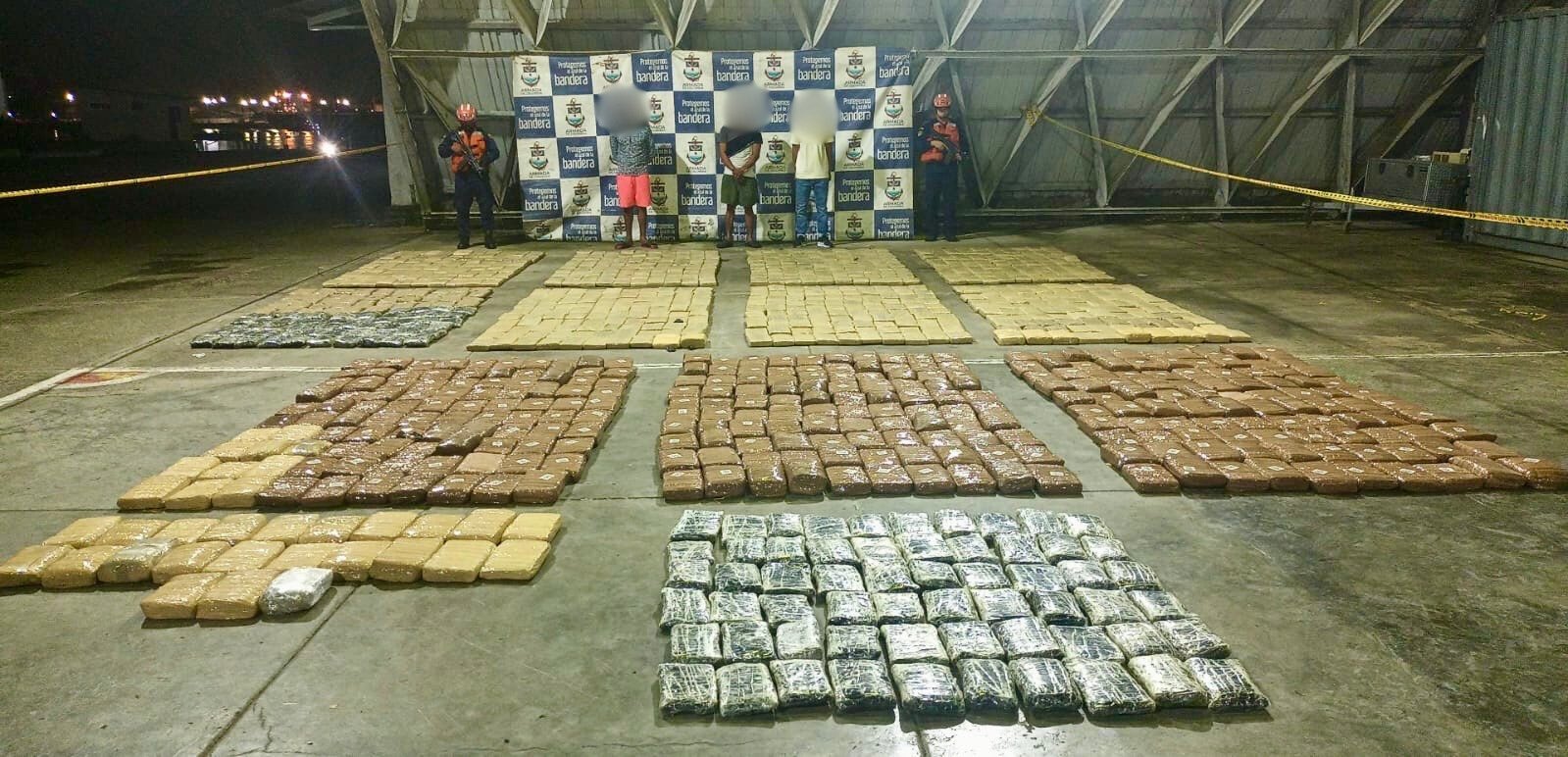 Golpe al narcotráfico: Colombia incautó casi tres toneladas de droga en el Pacífico que iban a Centroamérica