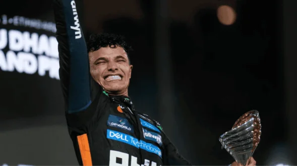Esto vale el trofeo que se llevó Lando Norris tras coronarse campeón de la Fórmula 1