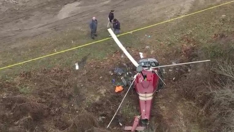 Dos helicópteros se estrellaron en el aire en Nueva Jersey, una tragedia que dejó un muerto