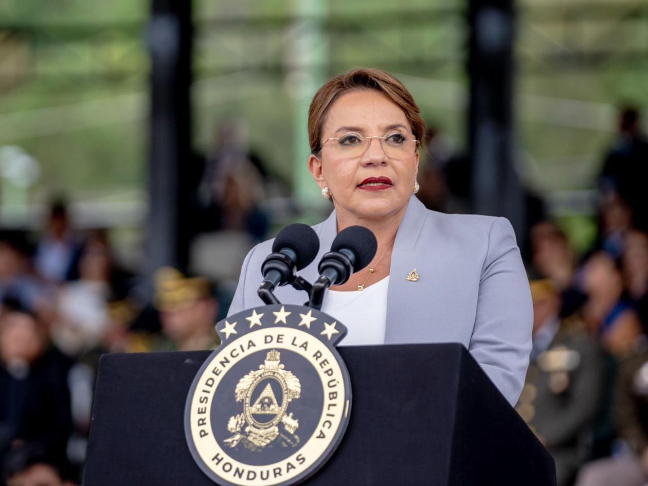 Xiomara Castro reiteró que va a garantizar la transición de presidencia a Tito Asfura en Honduras