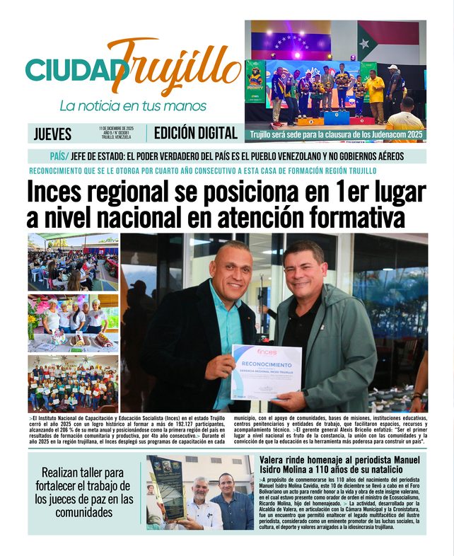 Portadas de este jueves 11 de diciembre de 2025