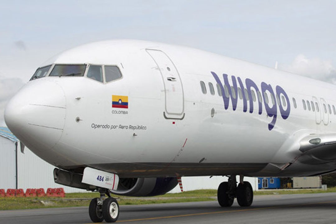 La suspensión de vuelos a Venezuela continuará por parte de la aerolínea Wingo