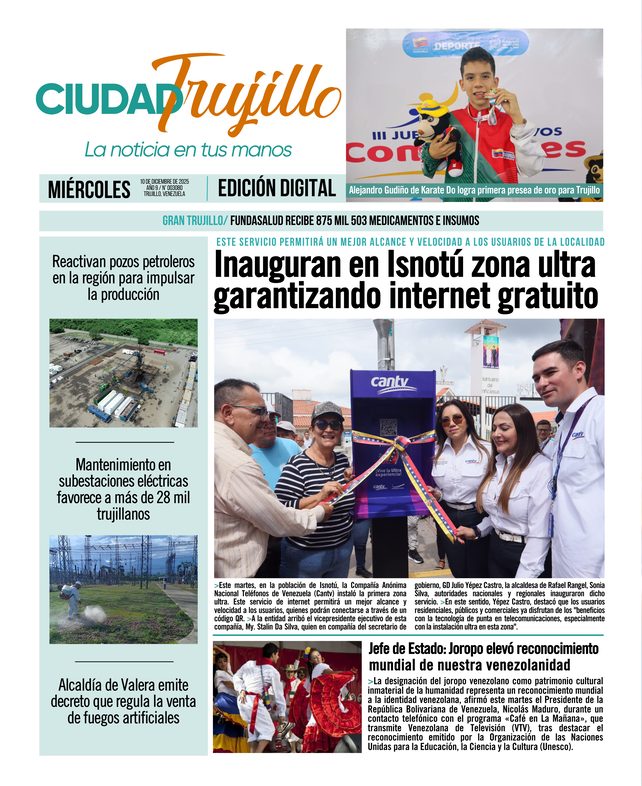 Portadas de este miércoles 10 de diciembre de 2025