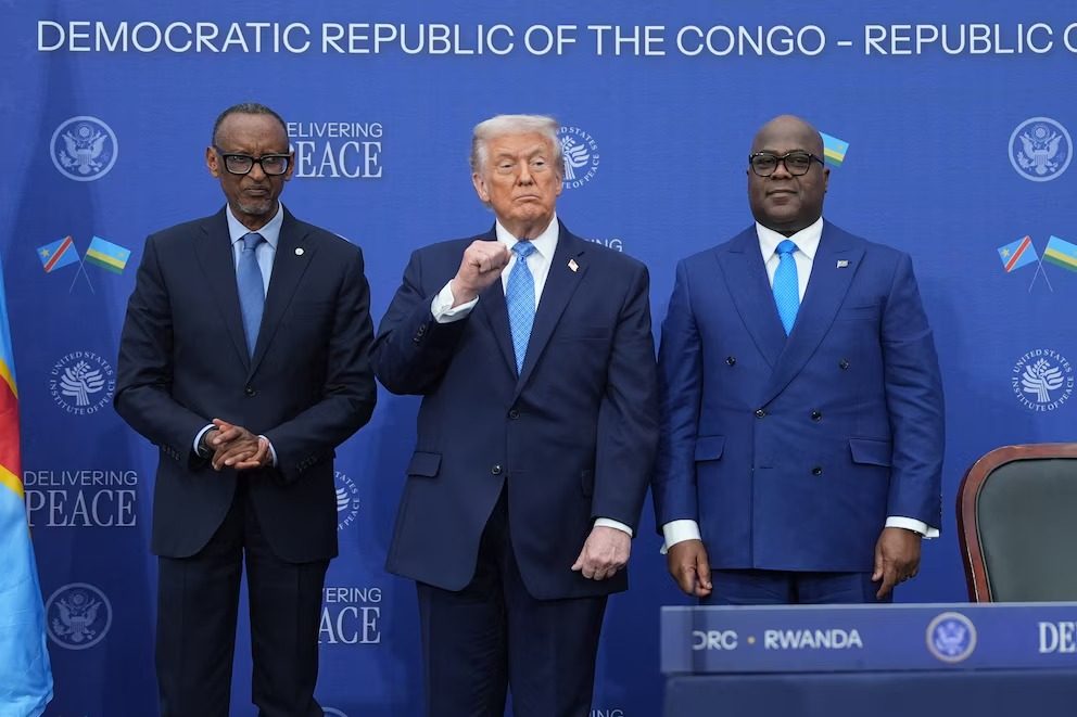 La República Democrática del Congo y Ruanda firmaron acuerdo de paz en presencia de Trump