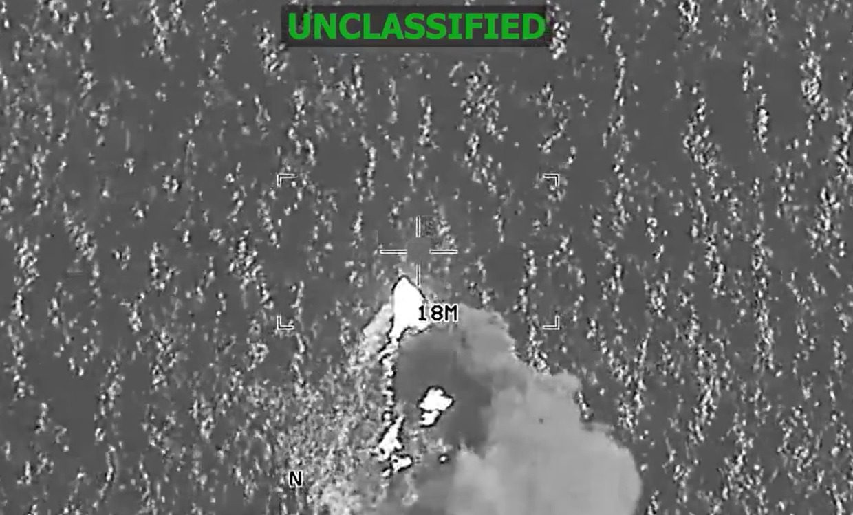 VIDEO: Nuevo ataque a narcolancha por parte de EEUU dejó cuatro muertos