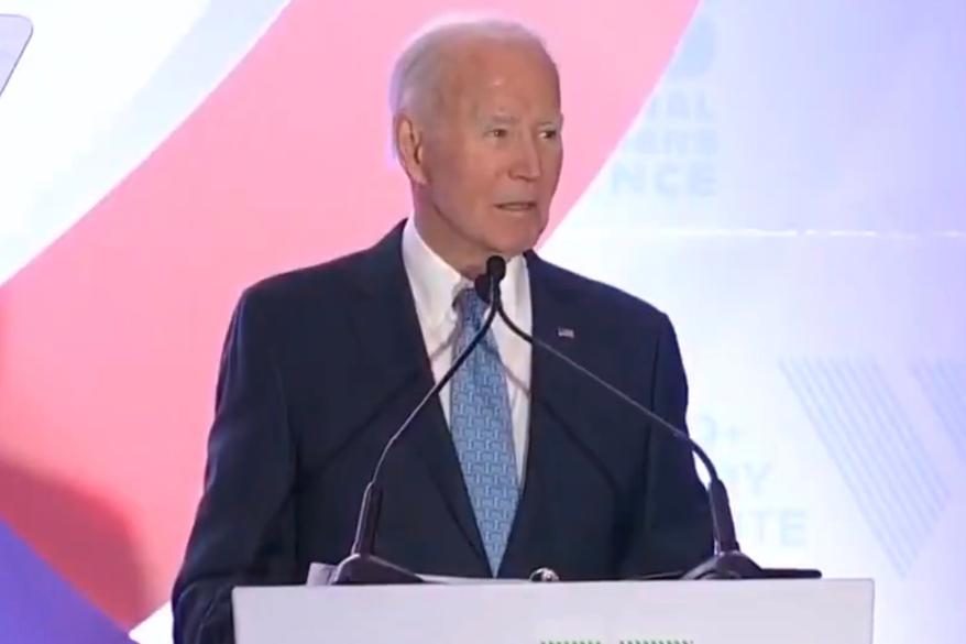 Biden se equivocó al pronunciar un discurso y le cambió el nombre a EEUU (VIDEO)