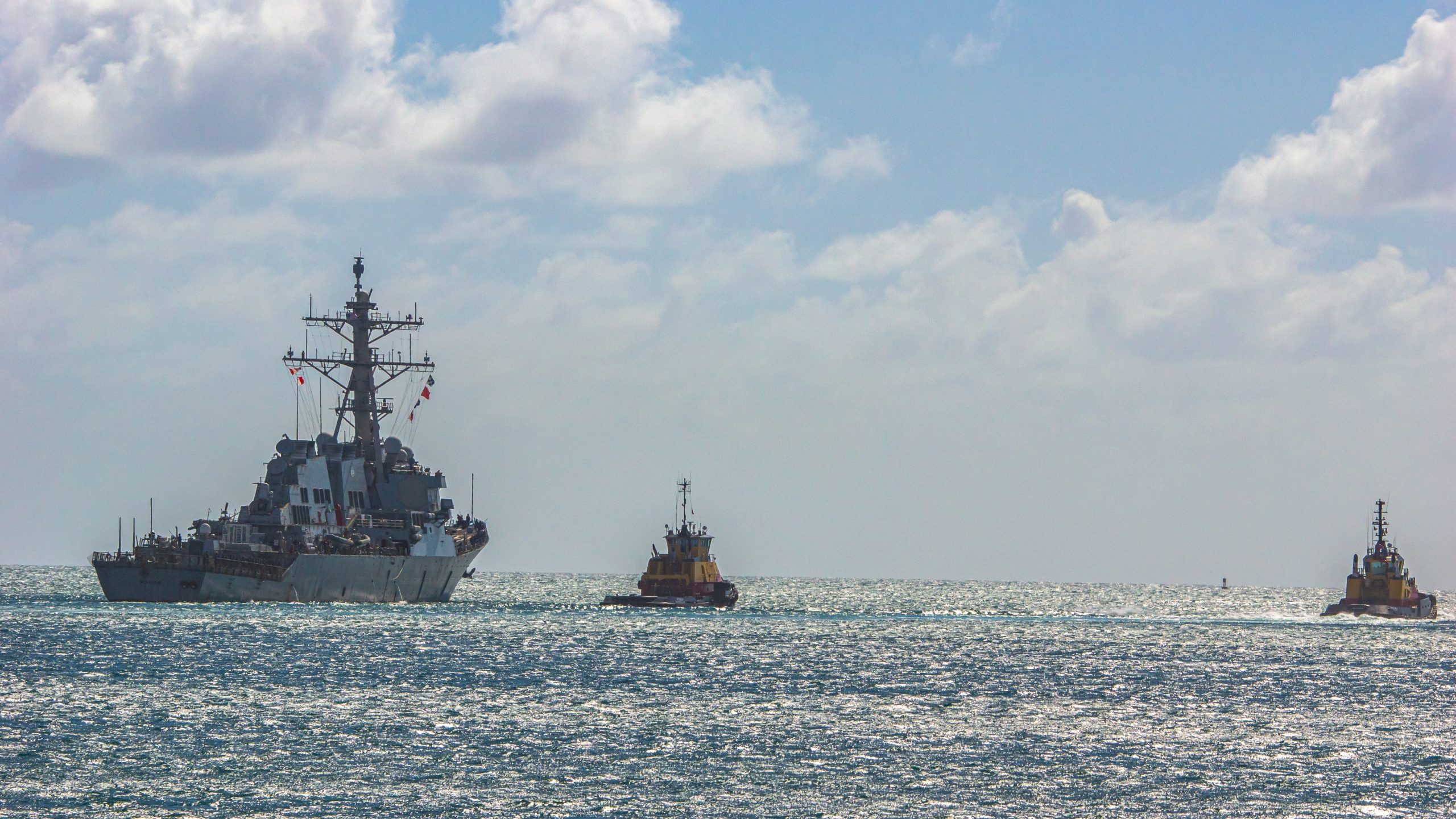 El destructor USS Mahan zarpó de Puerto Rico para retomar su misión en el Caribe