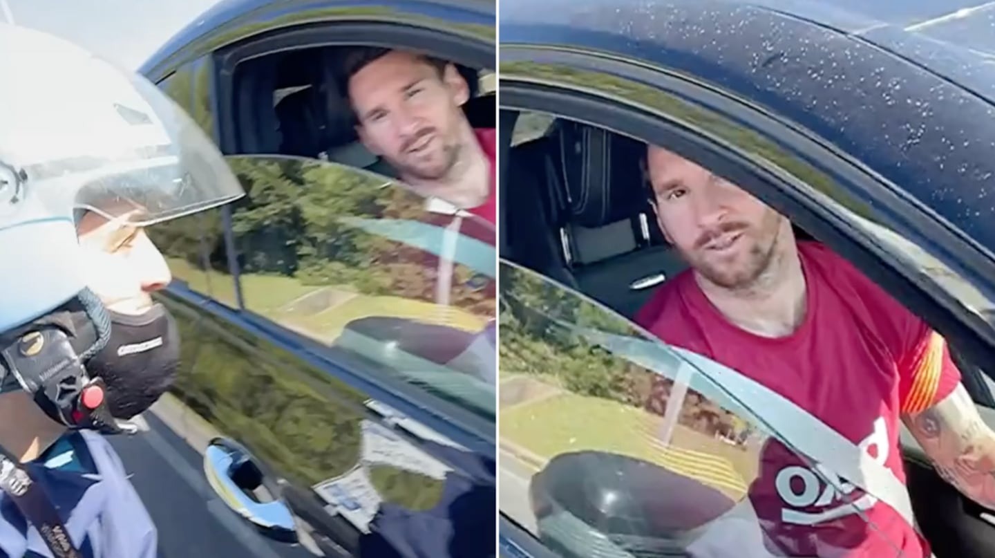 "El mayor error de mi vida": Se encontró con Messi, quiso grabar un video y un detalle lo arruinó todo