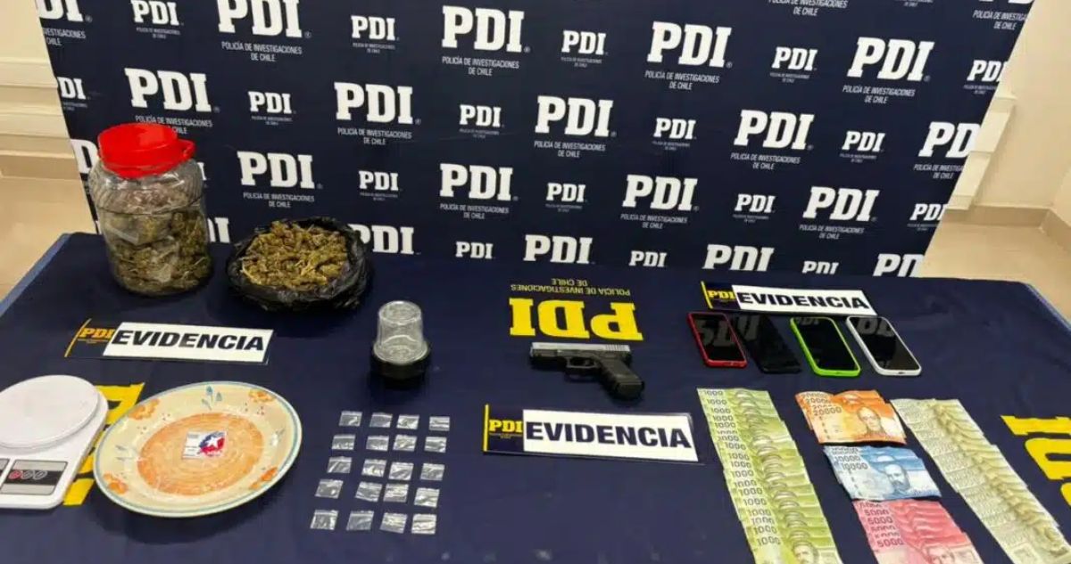 Capturaron a dos venezolanos en Chile por amenazar a una funcionaria: hallaron un arma y drogas en allanamiento