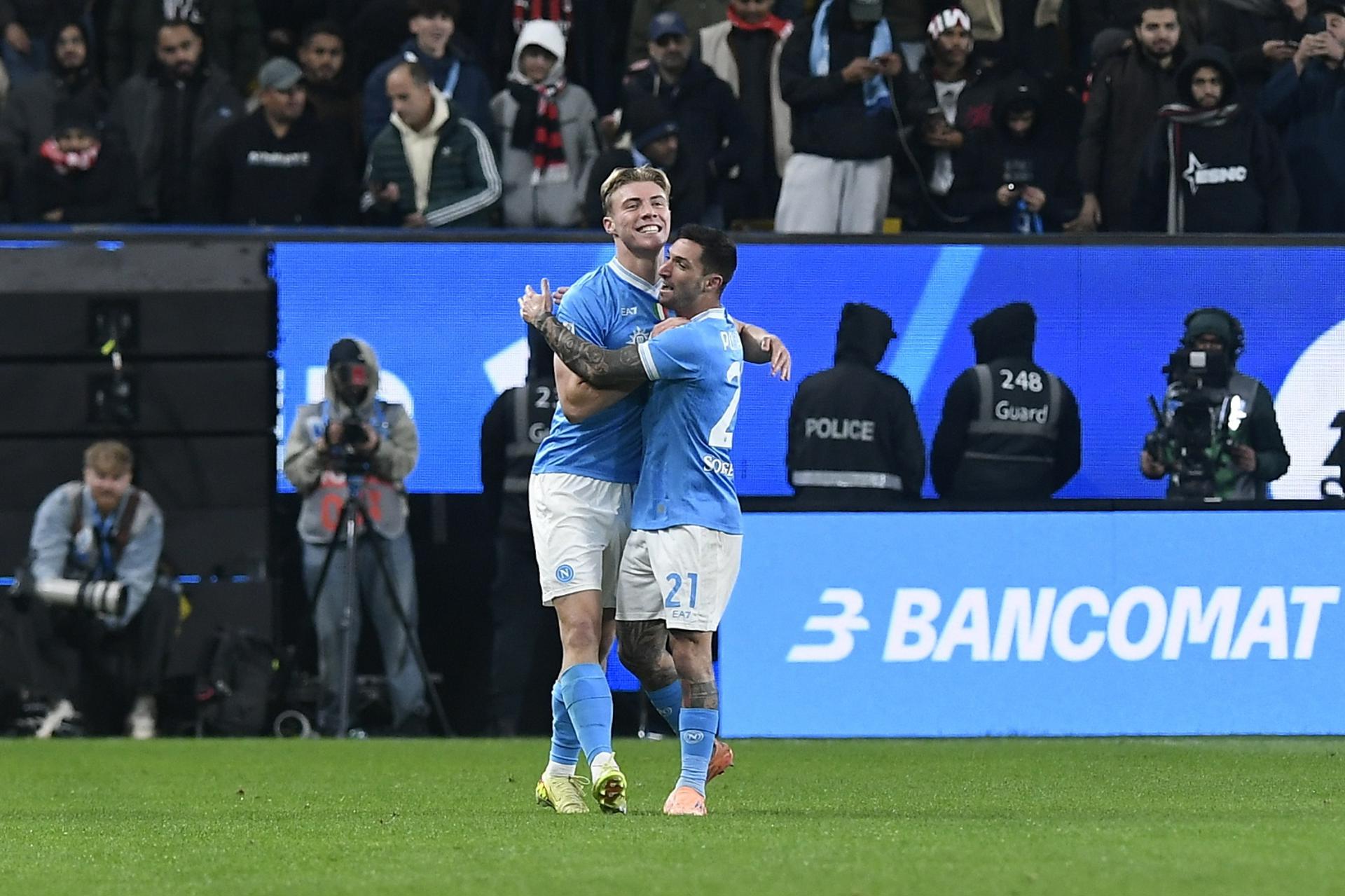 El Nápoles no tuvo piedad contra el Milan en la Supercopa de Italia