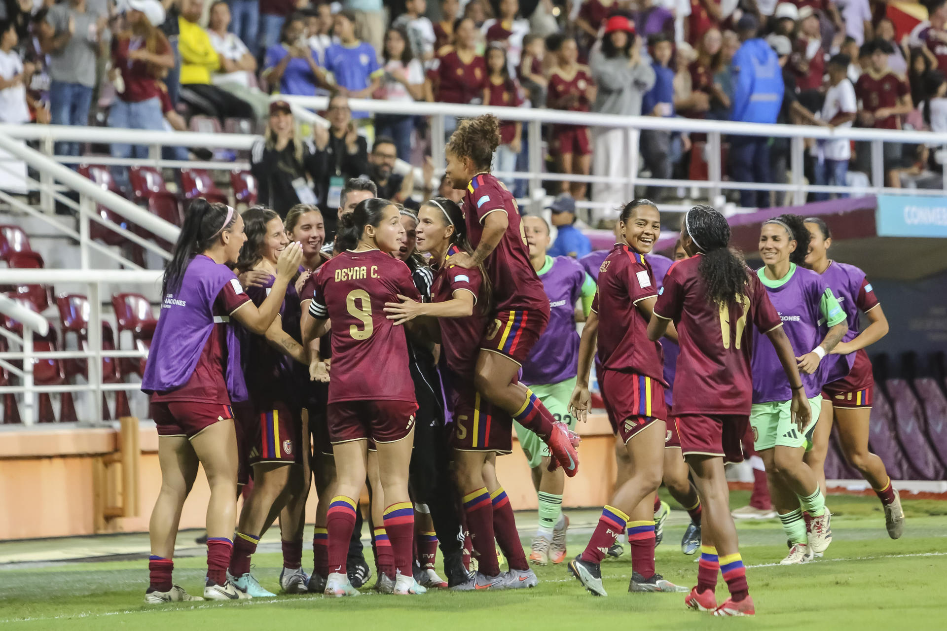 La Vinotinto Femenina goleó 6-0 a Perú y se coronó líder invicta de la Liga de Naciones