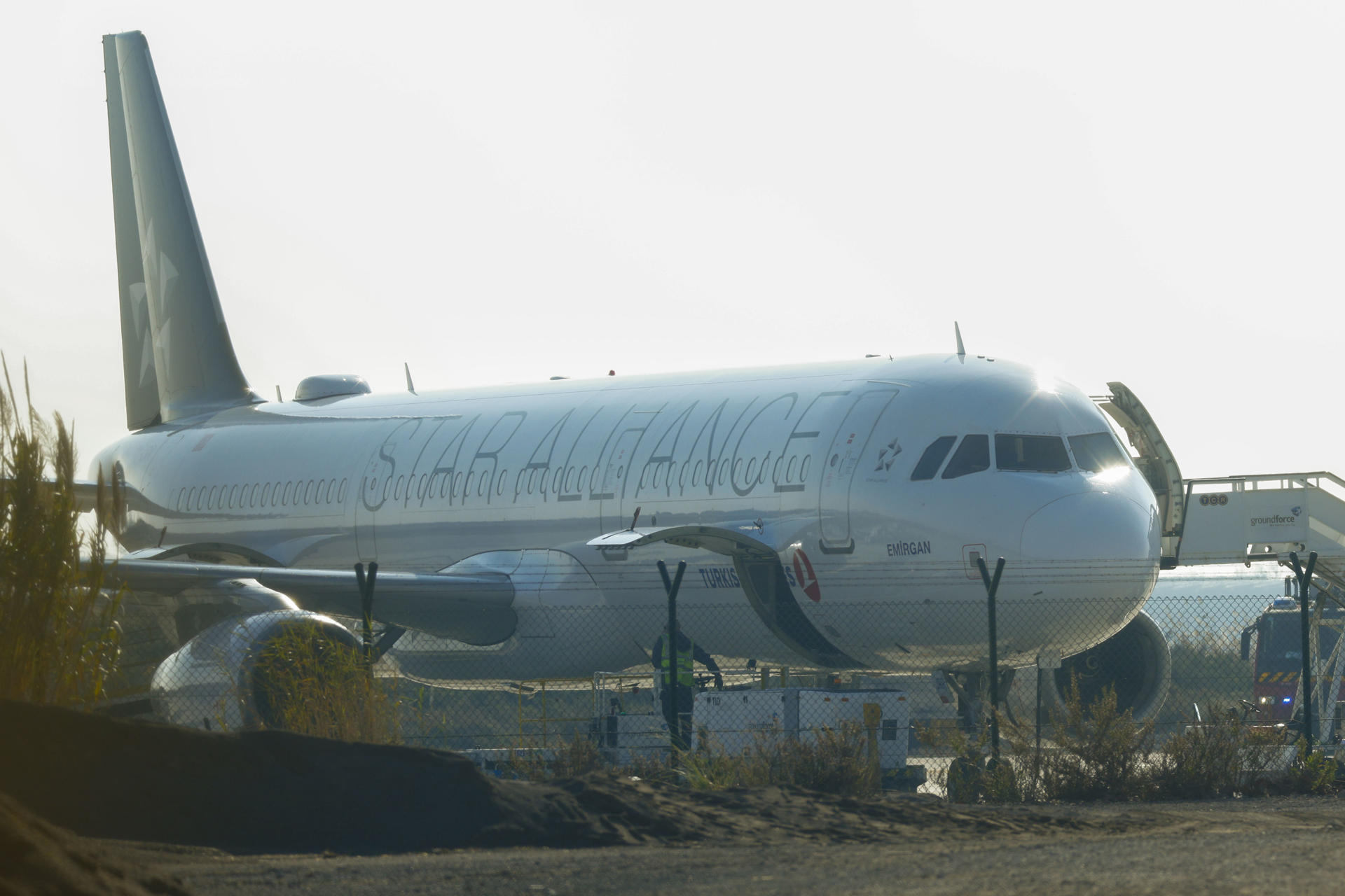 Avión de Turkish Airlines aterrizó de emergencia en España tras amenaza de bomba a bordo
