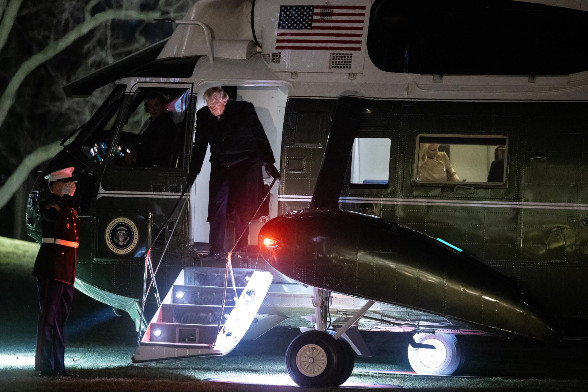 Trump sugirió que la inminente tormenta invernal en EEUU cuestiona el cambio climático