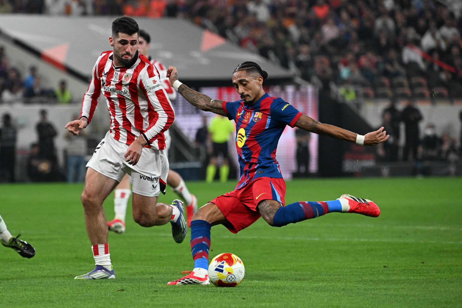 Barcelona arrolló al Athletic de Bilbao con goleada histórica y voló a la final de la Supercopa de España