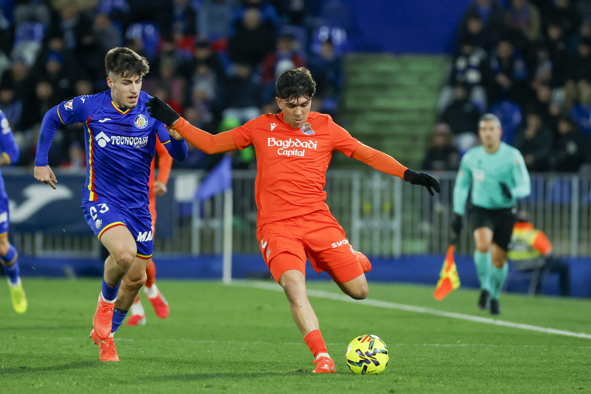 Jon Aramburu dedicó su gol ante Getafe a “Venezuela que está pasando momentos complicados”