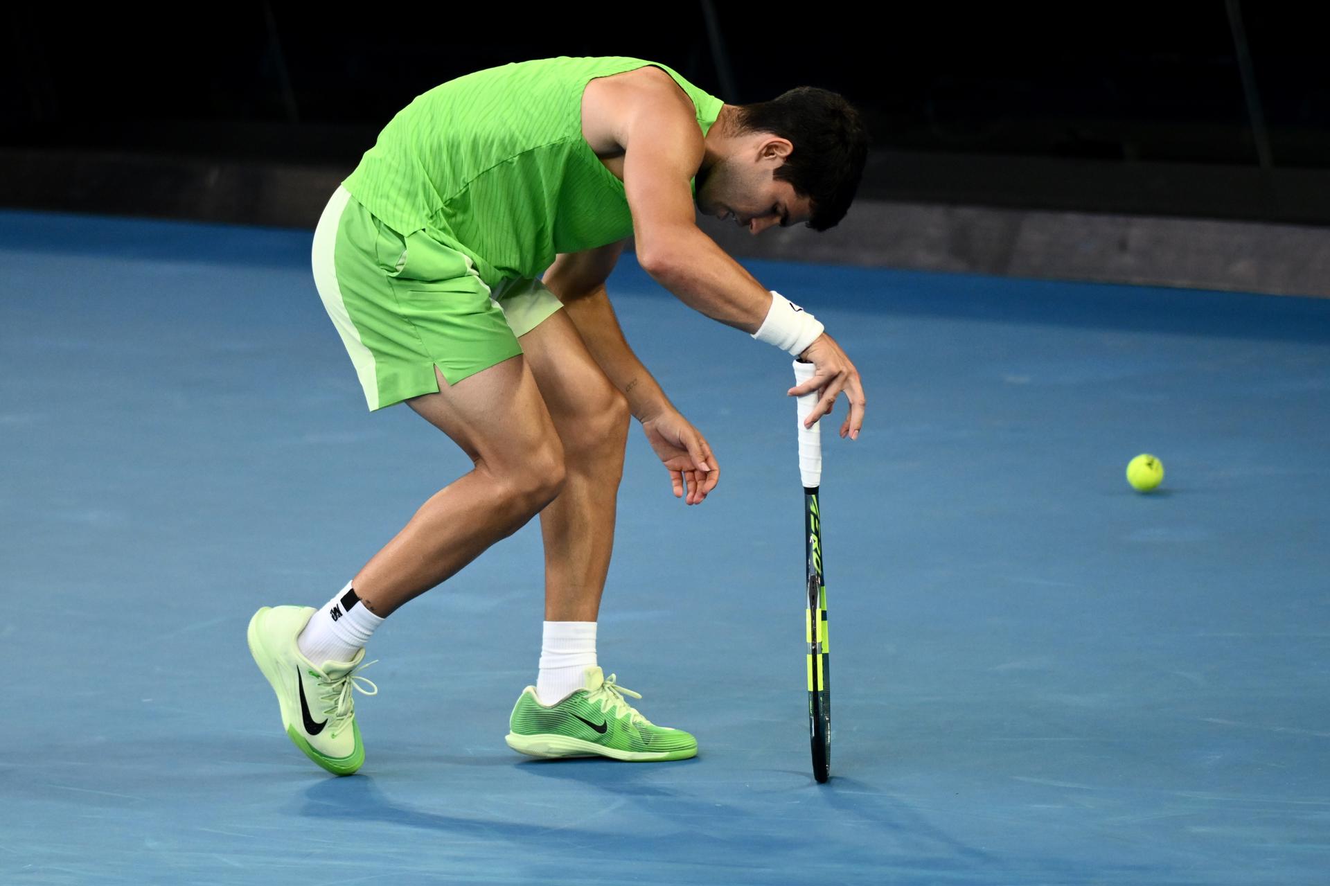 Carlos Alcaraz: El estrés, el calor y los nervios han pasado factura