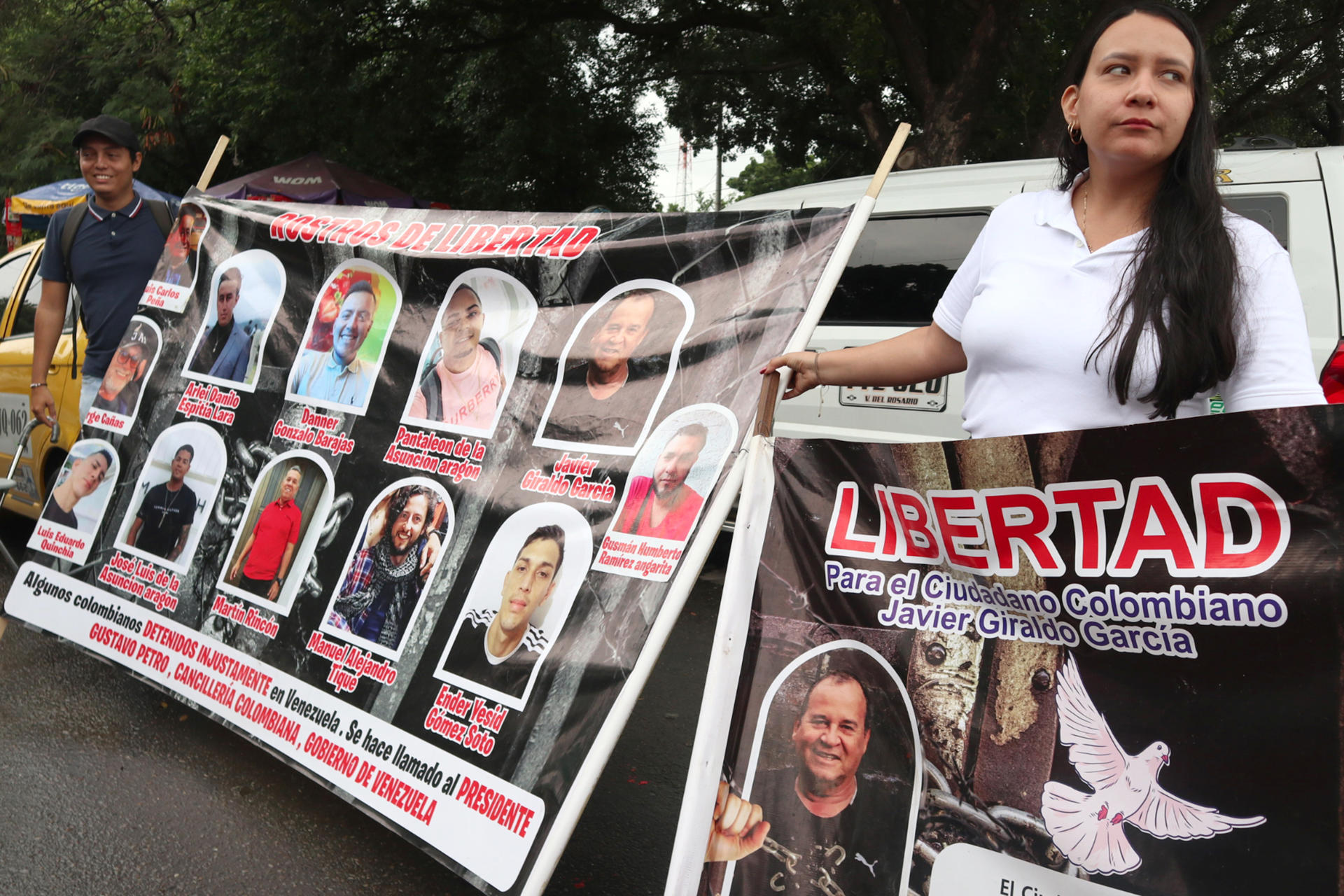 Familiares de colombianos presos en Venezuela reclamaron su liberación en la frontera