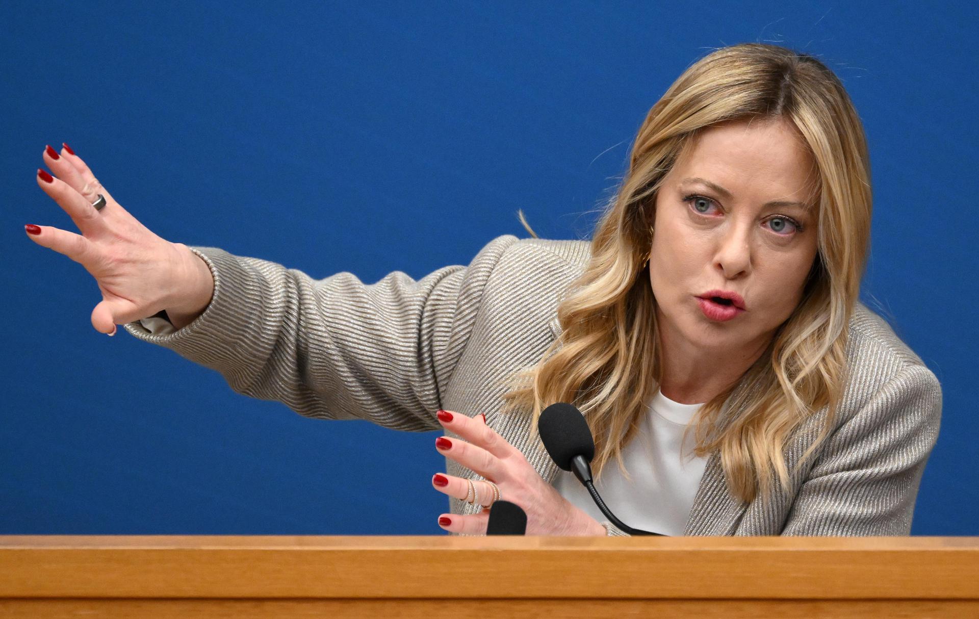 Giorgia Meloni desestimó posibilidad de una acción militar de EEUU en Groenlandia