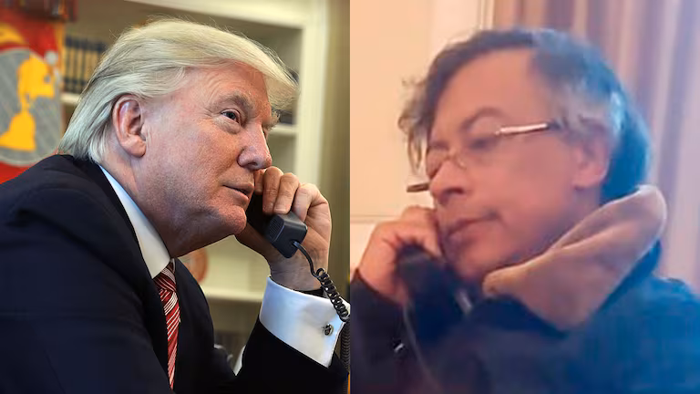 Un discurso y una llamada salvadora: los secretos del día que Petro y Trump evitaron una ruptura