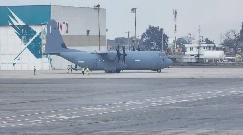 México afirma que avión militar de EEUU que llegó a aeropuerto de Toluca estaba autorizado