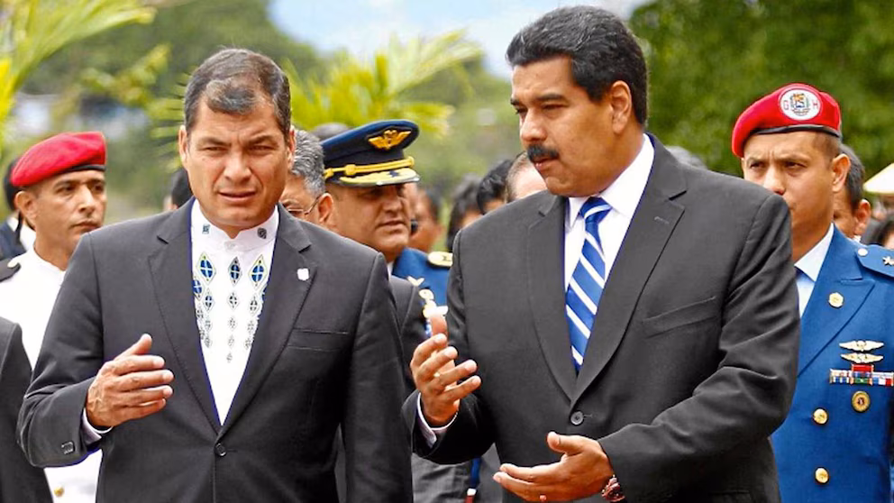 Del caso Saab al refugio de prófugos de la justicia ecuatoriana: las huellas de la alianza entre el chavismo y el correísmo