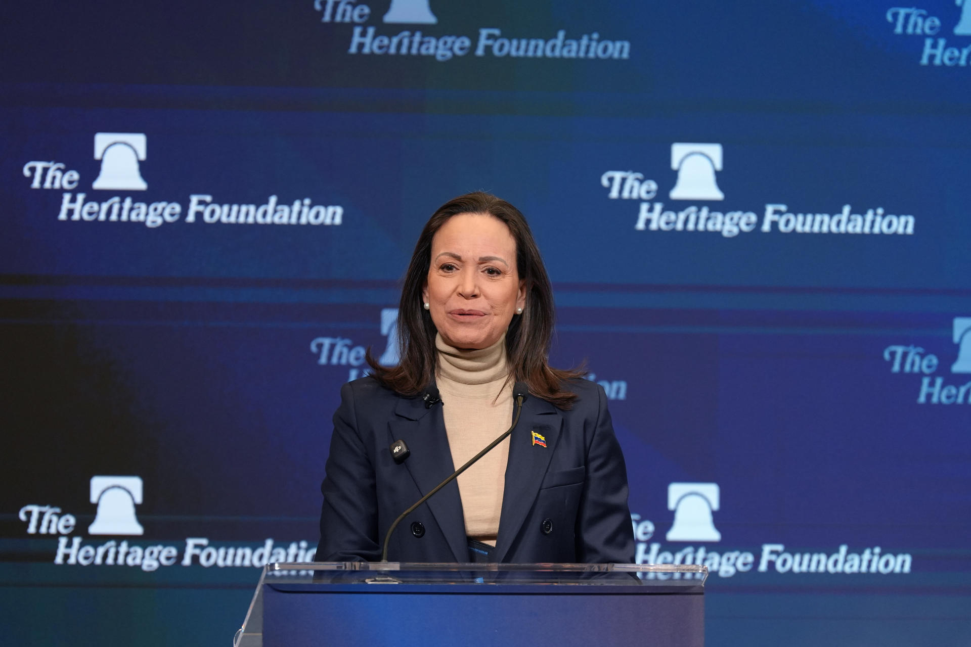 María Corina Machado dice que Delcy Rodríguez no representa a Venezuela y confía en una "transición ordenada"