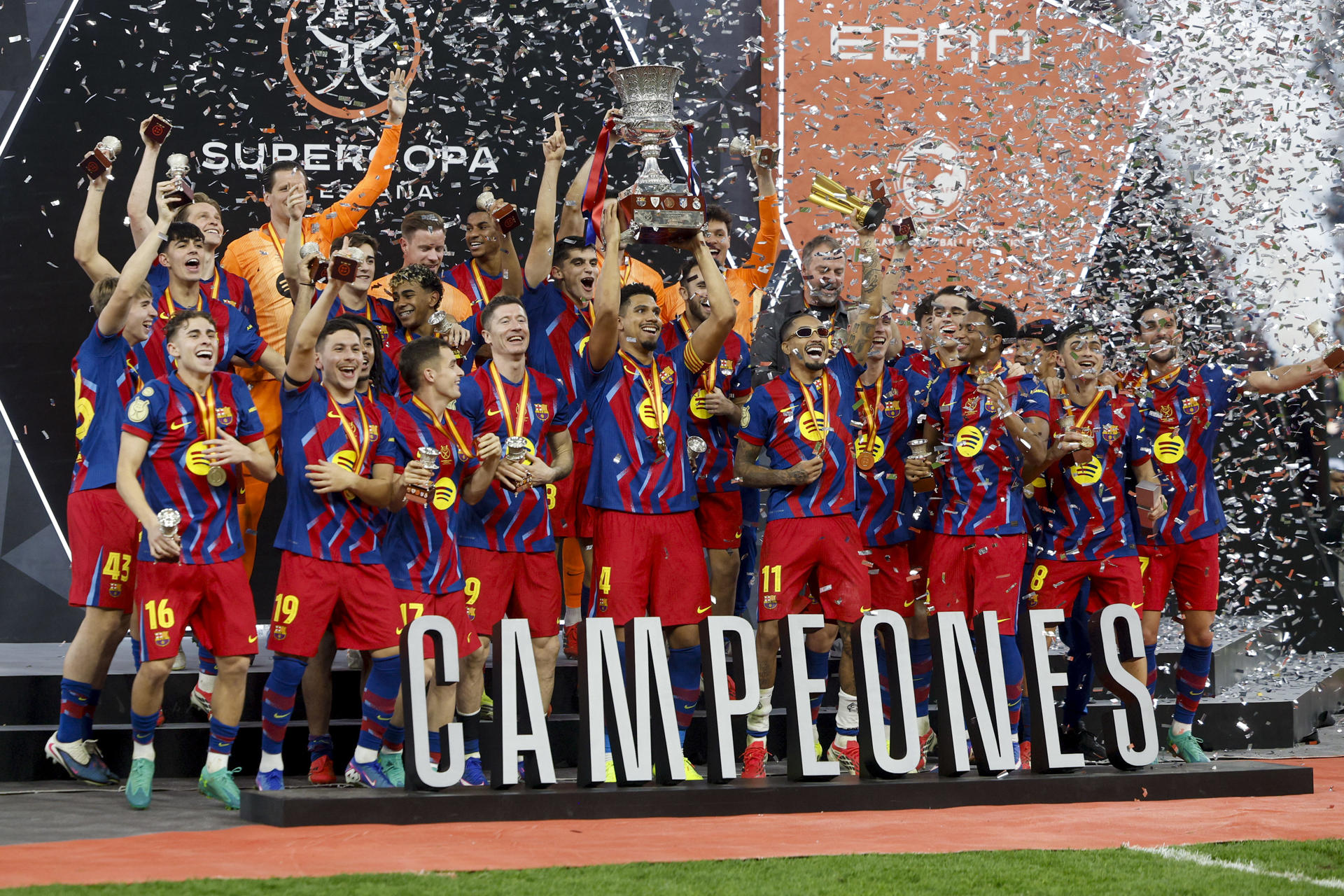 Barcelona logró vencer al Madrid para ampliar su ventaja en el palmarés de la Supercopa de España