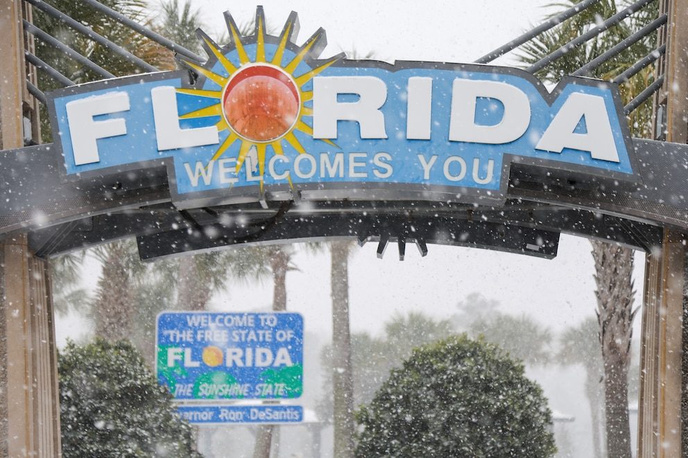 Una ola de frío polar genera una rara posibilidad de nieve en estas ciudades de Florida