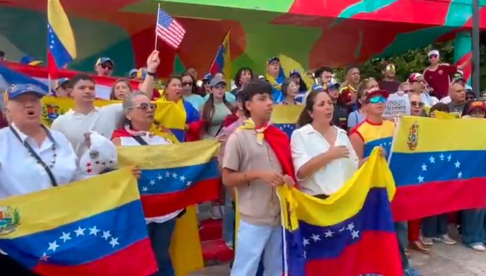 Venezolanos en Puerto Rico manifestaron "esperanza de cambio" tras la detención de Maduro