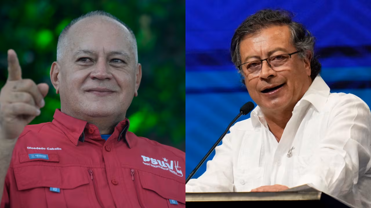 Gustavo Petro corrigió a Diosdado Cabello y lo dejó en evidencia