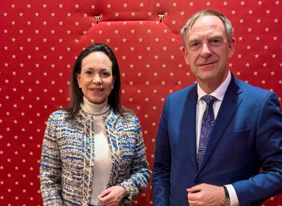 El diplomático alemán Christian Buck se reunió con María Corina Machado