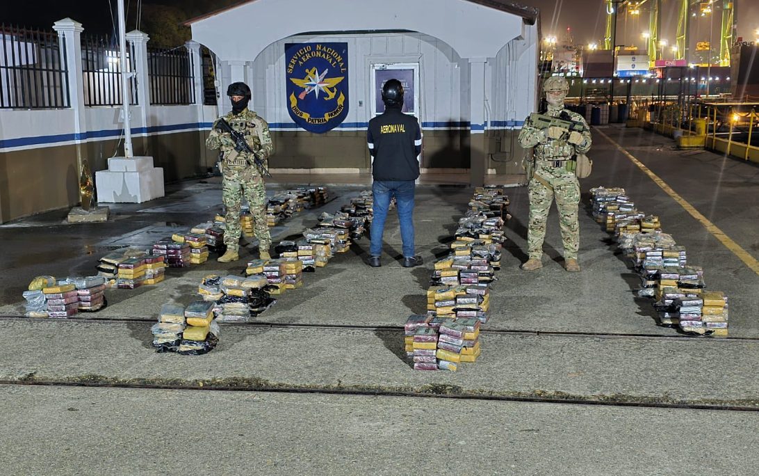 Panamá incautó más de 900 kilos de droga en un contenedor procedente de Ecuador (VIDEO)