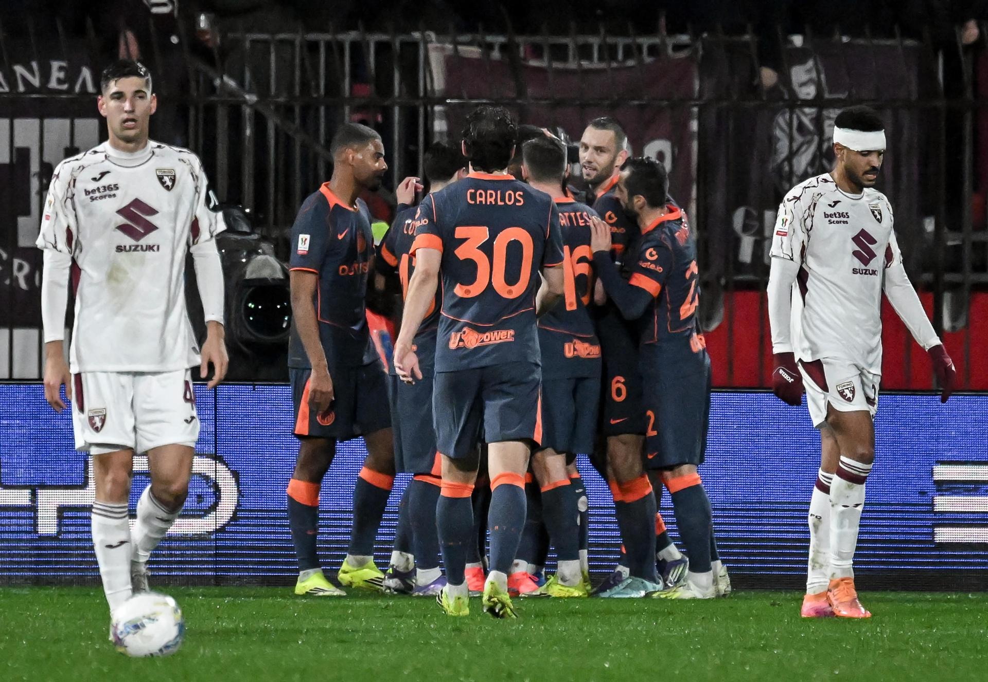 Inter avanzó a semifinales de Copa Italia pese a un Torino combativo