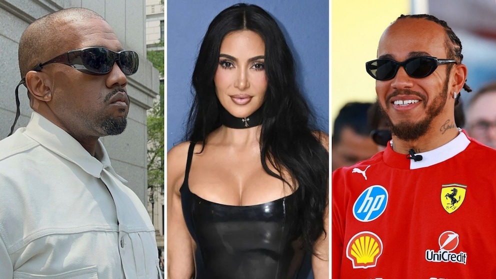 La historia detrás de los celos de Kanye West hacia Lewis Hamilton por Kim Kardashian