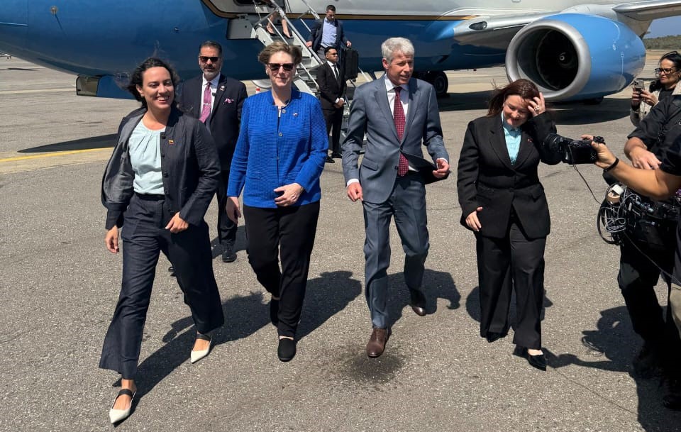 VIDEO: Así fue la llegada del Secretario de Energía de EEUU a Venezuela