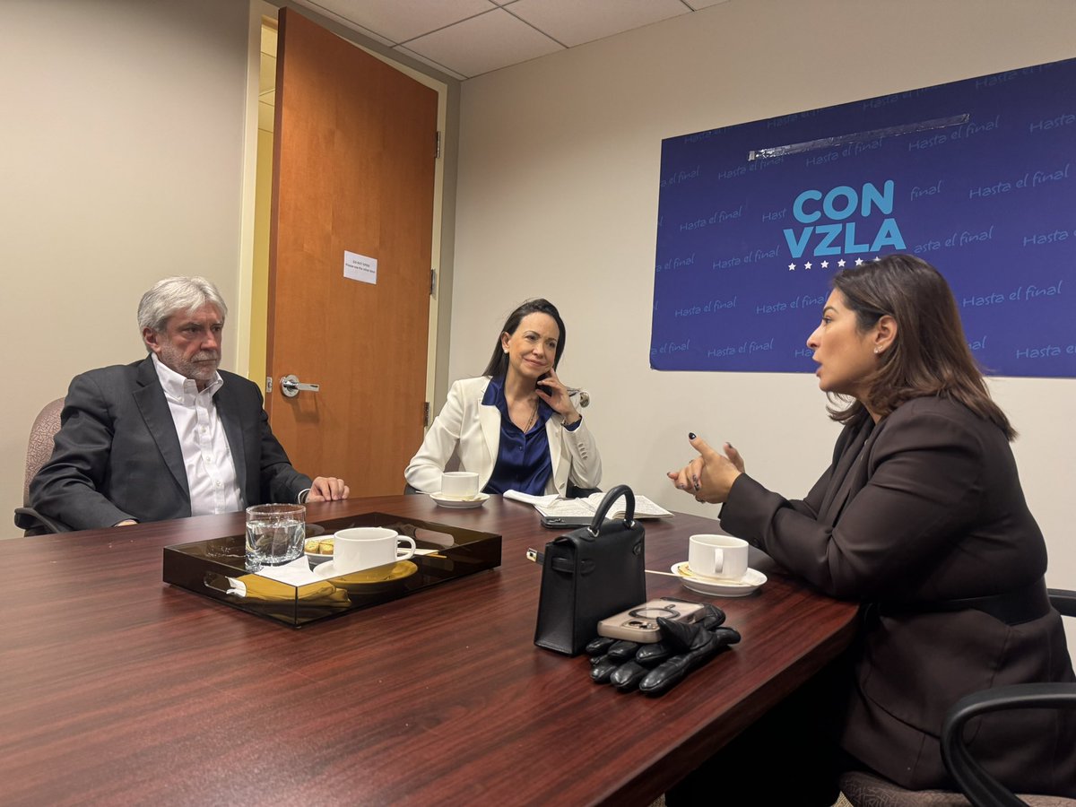 María Corina Machado agradeció a Christi Fraga por su apoyo con la comunidad venezolana del Doral