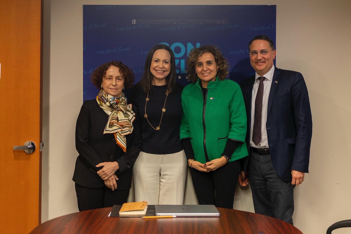 María Corina Machado se reunió con diputada del Parlamento Europeo y con excanciller de España (FOTOS)