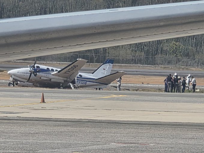 Siniestro en Maiquetía: Aeronave sufrió falla mecánica y paralizó el tráfico aéreo